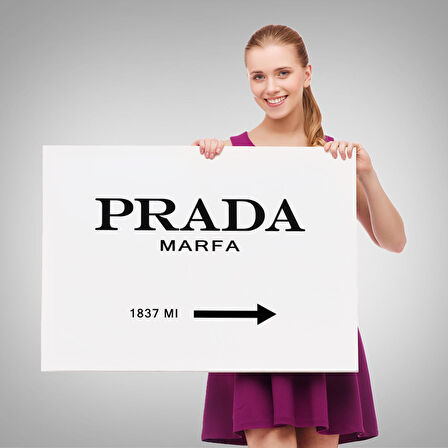 Prada Marfa Kanvas Tablo-5159