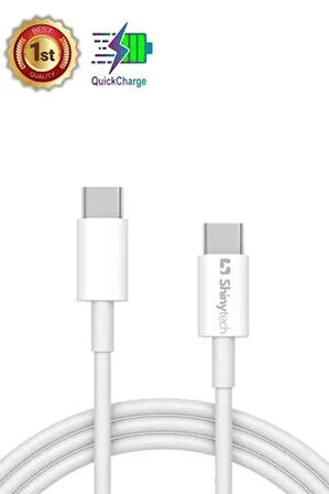CARUB Şarj Kablosu TYPE C to TYPE C 1mt İphone 15