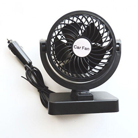 Vantilatör 12V Torpido ÜstüTekli Fan Ayarlı