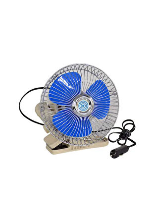Vantilatör 12V 8 İnch Mandallı