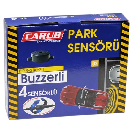 Carub Park Sensörü Ses İkazlı Beyaz 18,5 mm 4 lü BR0015905