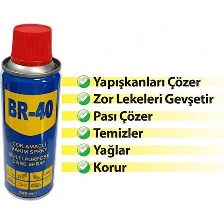 Carub Br-40 Çok Amaçlı Bakım Spreyi 200 ml BR0850120