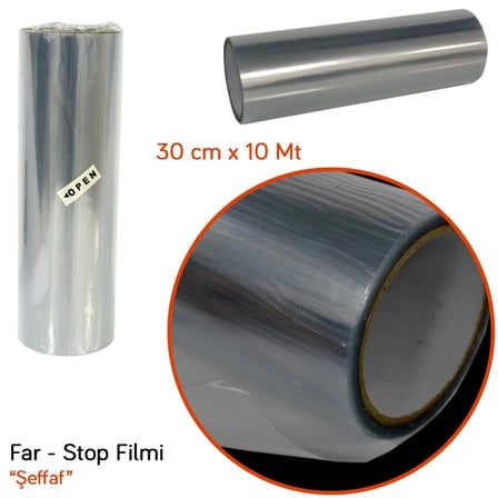 Carub Far Stop Filmi Şeffaf 30 cm x 10 mt BR1190472
