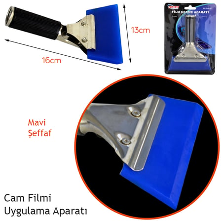Carub Cam Filmi Uygulama Aparatı Şeffaf Mavi Metal (Bluemax Tip) BR1245007