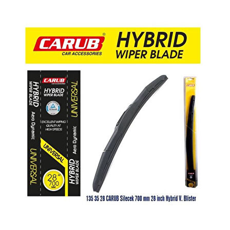 CARUB Silecek 700 mm 28 inch Hybrid V. Blister