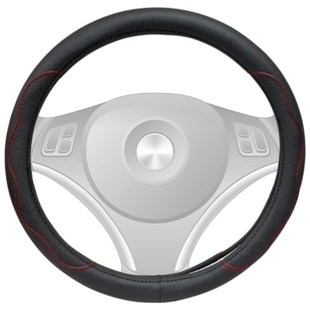 Carub Geçmeli Direksiyon Kılıfı Deri Lüx Çantalı 38 cm Siyah BR1831021