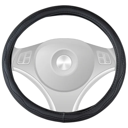 Carub Geçmeli Direksiyon Kılıfı Siyah 42 cm BR1841378