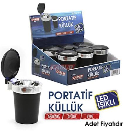 CARUB KÜLLÜK BALCK JETT LEDLİ KAPAKLI