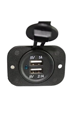 Usb Şarj Soketi, Tekne ve Karavan Usb Soketi, 12-24v