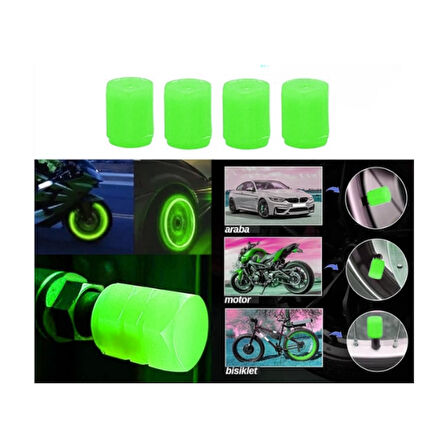 Carub Sibop Kapağı 2'li Fosforlu Yeşil