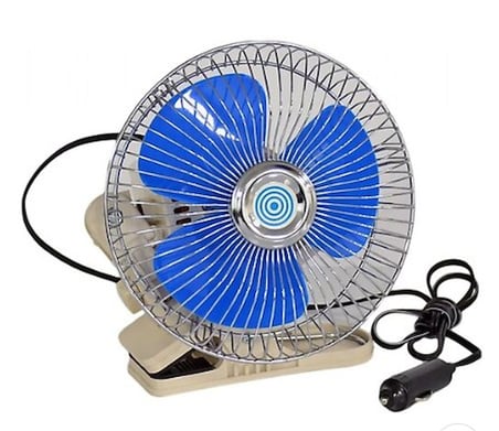 Carub BR6400402 24 Volt 10" Çakmak Fişli Mandallı Oto Vantilatör