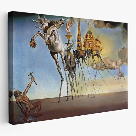 Salvador Dali - The Temptation of St. Anthony Kanvas Tablo-5162