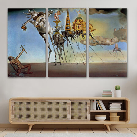Salvador Dali - The Temptation of St. Anthony Kanvas Tablo-5162
