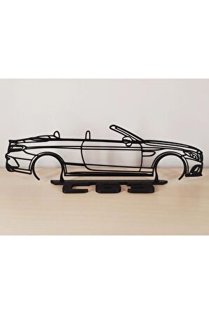 Mercedes-AMG C 63 S Cabriolet 20cm Plastik Masa Süsü Masa Dekorasyonu