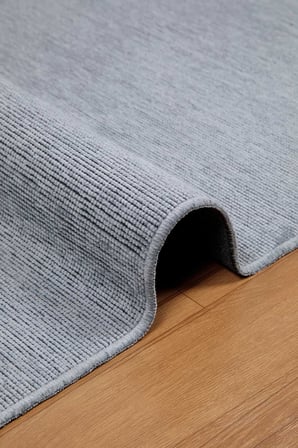Premium Kalite Kaymaz Tabanlı Vera Doğal Yıkanabilir Kilim Oturma Odası Balkon Bahçe Mutfak Siyah