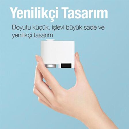 Coofbe Şarjlı Tam Otomatik Akıllı Sensörlü Musluk Başlığı Su Tasarruflu Musluk Başlığı Hareket Algılama Sensörlü Musluk