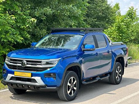 TÜRKMEN Volkswagen Amarok 2023 Sonrası SİYAH Glo Ctiy Ön Koruma 3 Parça 