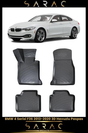Bmw 4 Serisi F36 2017 Model Araca Özel 3d Havuzlu Paspas