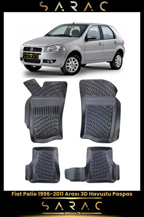 Fiat Palio 5 Kapı 2010 Model Araca Özel 3d Havuzlu Paspas