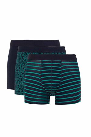 DeFacto Regular Fit 3'lü Boxer B8515AX24SMNV135