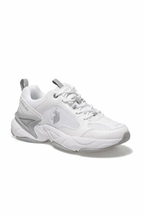 U.S. Polo Assn. MAYBE WMN Beyaz Kalın Taban Kadın Spor Sneaker Ayakkabı