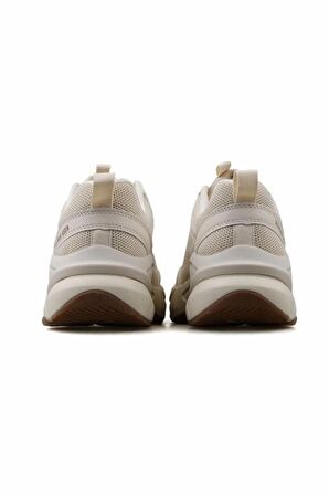 U.S. Polo Assn. MAYBE WMN Bej Kalın Taban Kadın Sneaker Ayakkabı