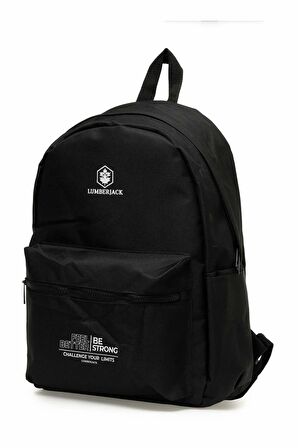 Lumberjack AVIS Siyah Unisex Sırt Çantası Okul Çantası
