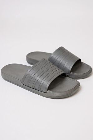 ALB 10225 Düz Renk Erkek Plaj Havuz Bahçe Yazlık Sokak Terliği