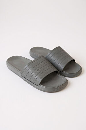 ALB 10225 Düz Renk Erkek Plaj Havuz Bahçe Yazlık Sokak Terliği