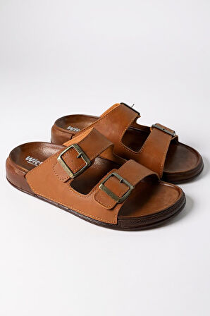 Wt 55201 Rahat Tabanlı Unisex Yazlık Günlük Hafif Tokalı Terlik