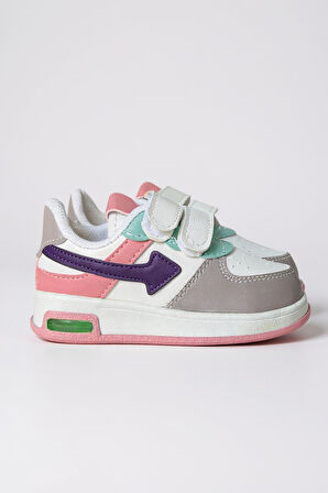 CCTWİNS CC230 Cırtlı Kız Erkek Işıklı Çocuk Okul Kreş Günlük Spor Ayakkabı