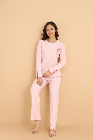 Mirano 8604 Pointel Kumaş Mevsimlik Günlük Kadın Pijama Takımı