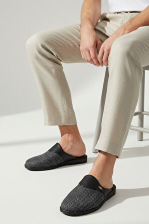 Akınal 3245.M012 Erkek Misafir Ev Damat Bohça Çeyizlik Terlik