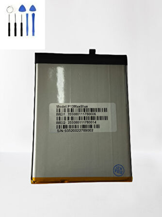 Reeder P13 Max Blue Pil Batarya Ve Tamir Seti