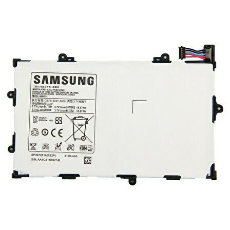 Samsung Tab i815 P6800 P6810 Pil Batarya SP397281A