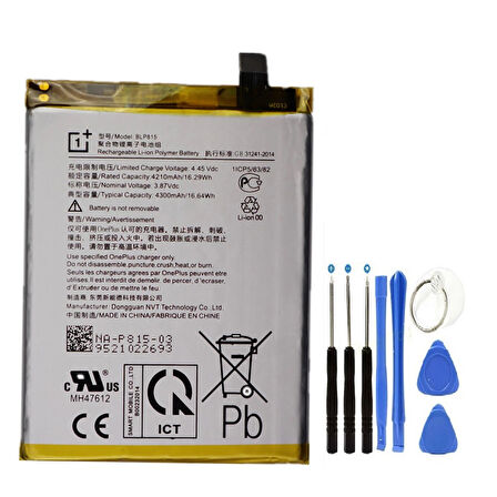 Axya OnePlus Nord N10 5G Pil Batarya ve Tamir Seti