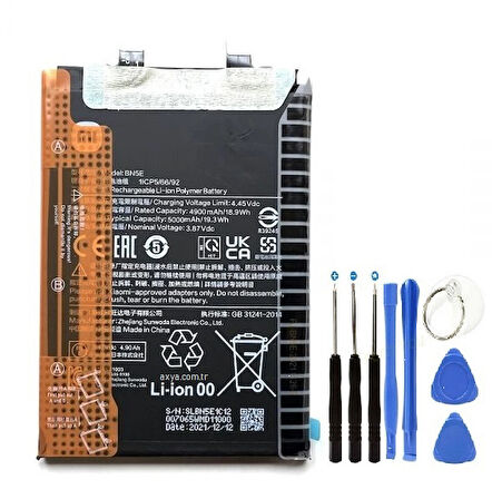 XİAOMİ POCO X4 PRO 5G PİL BATARYA BN5E ve TAMİR SET