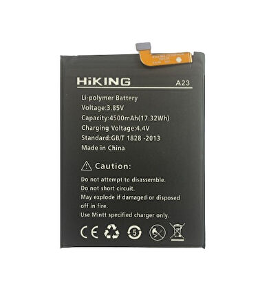 HİKING A23 PİL BATARYA 4500 mAh + Tamir Set