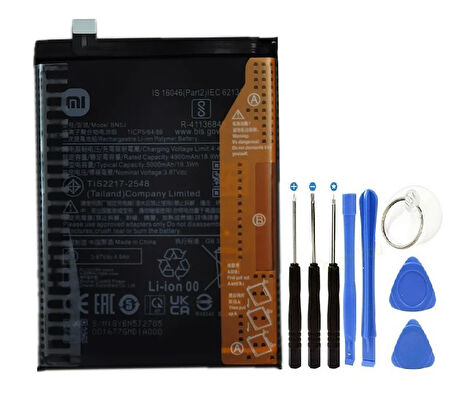 Xiaomi Mi 12T Pil Batarya BN5J 5000 mAh+Tamir Seti