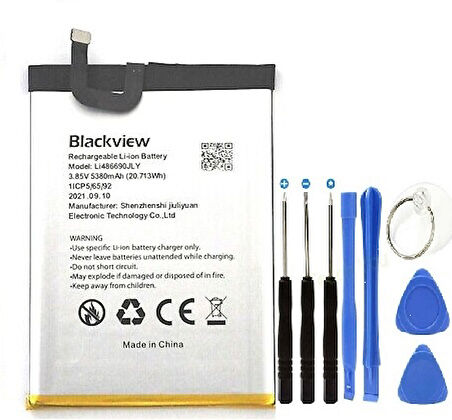 Blackwiew A70 Pro Pil Batarya Lİ486690JLY 5380 mAh+Tamir Set
