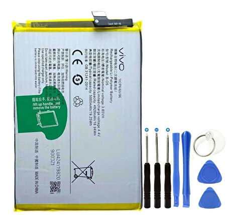 Vivo Y20s Pil Batarya B-05 +Tamir Set 5000 mAh