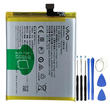 Vivo V19 Pil Batarya B-K6 ve Tamir Seti 4500 mAh