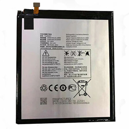 Tcl Tab 10S Wifi Tablet Pil Batarya 9081X TLp053C1