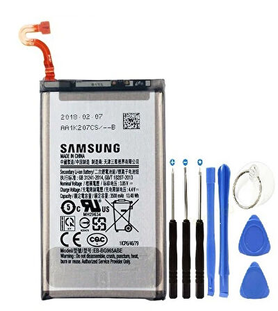 Samsung S9 Plus G965 Pil Batarya ve Tamir Seti EB-BG965ABE