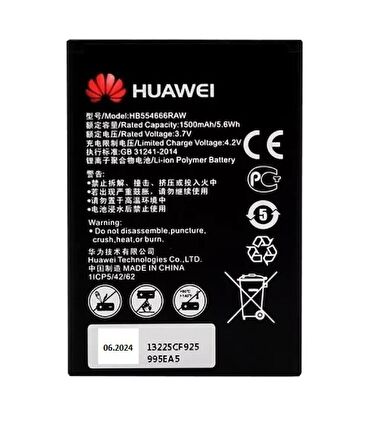 Huawei LTE 4G Wifi Router Pil Batarya HB554666RAW E5375 E5330 E5336 E5372 EC5377