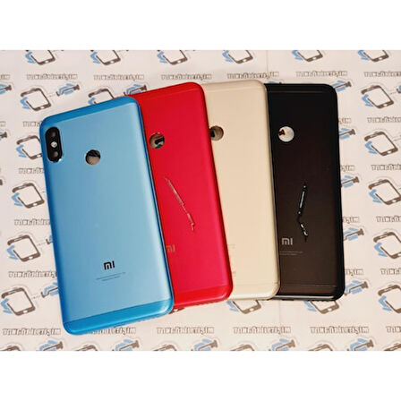 Axya Xiaomi Mi A2 Lite Kasa Arka Pil Batarya Kapağı ( Yan Tuşlar )