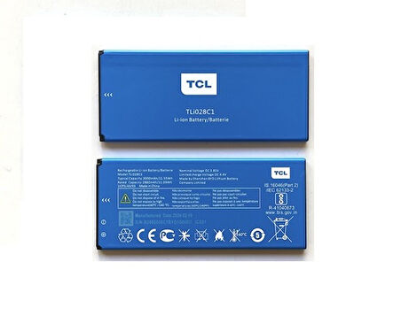 Axya TCL Alcatel 1B 2020 TLi028C7 Pil Batarya