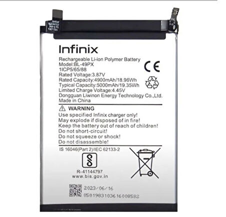 İnfinix GT 10 Pro 5g Pil Batarya 5000 mAh