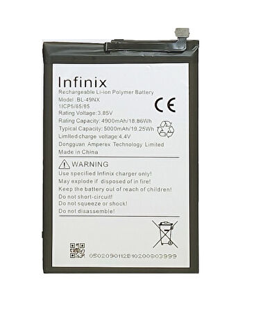 İnfinix Hot 30i X669 Pil Batarya