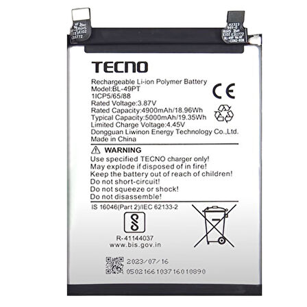 İnfinix Note 30 Pro 5g Pil Batarya Bl-49PX(PT)+Tamir Seti